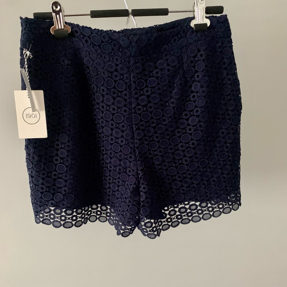 Never worn with tags. 1901 navy eyelet short. Size 8